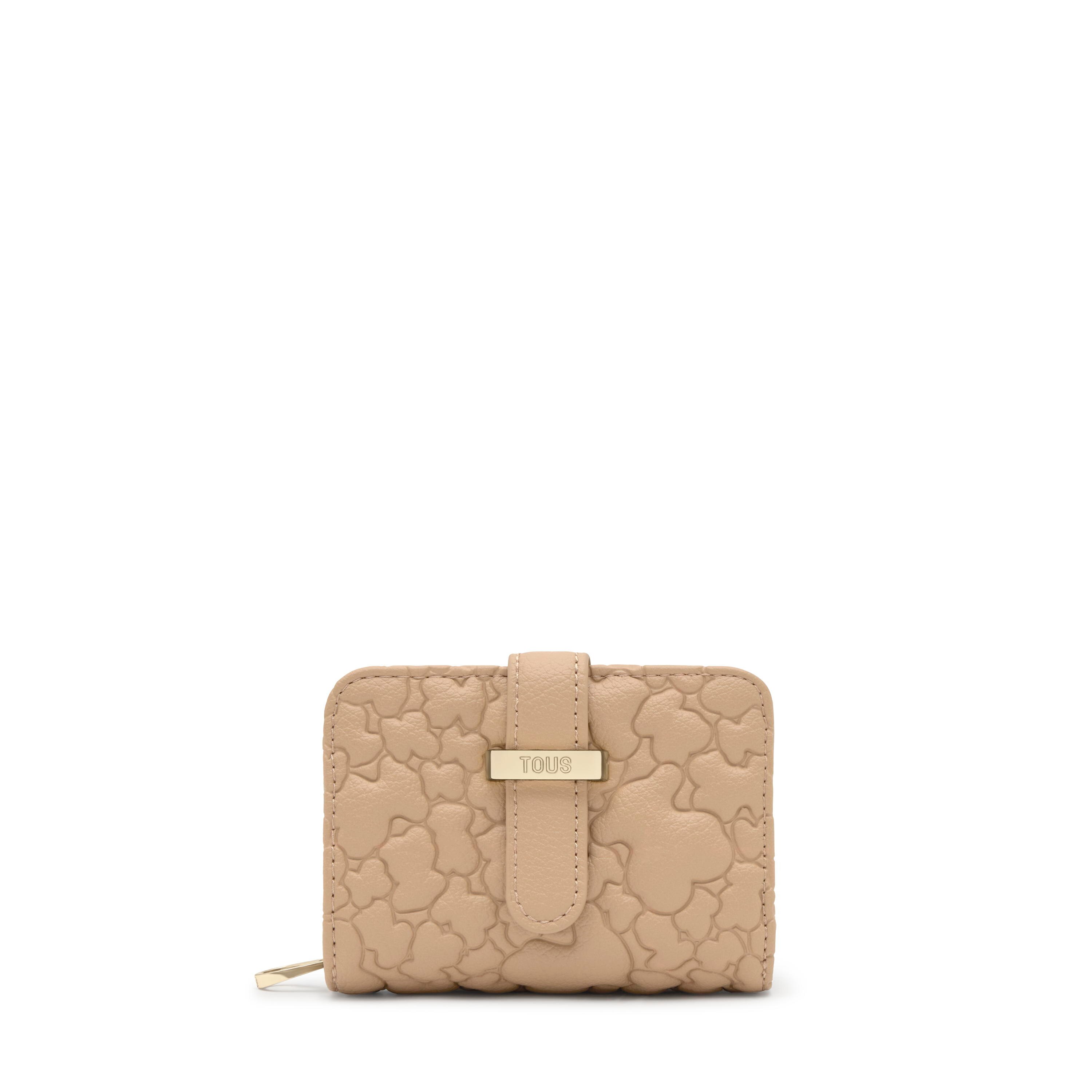 Sand-colored Card wallet TOUS Bridge Puffy Bear | TOUS
