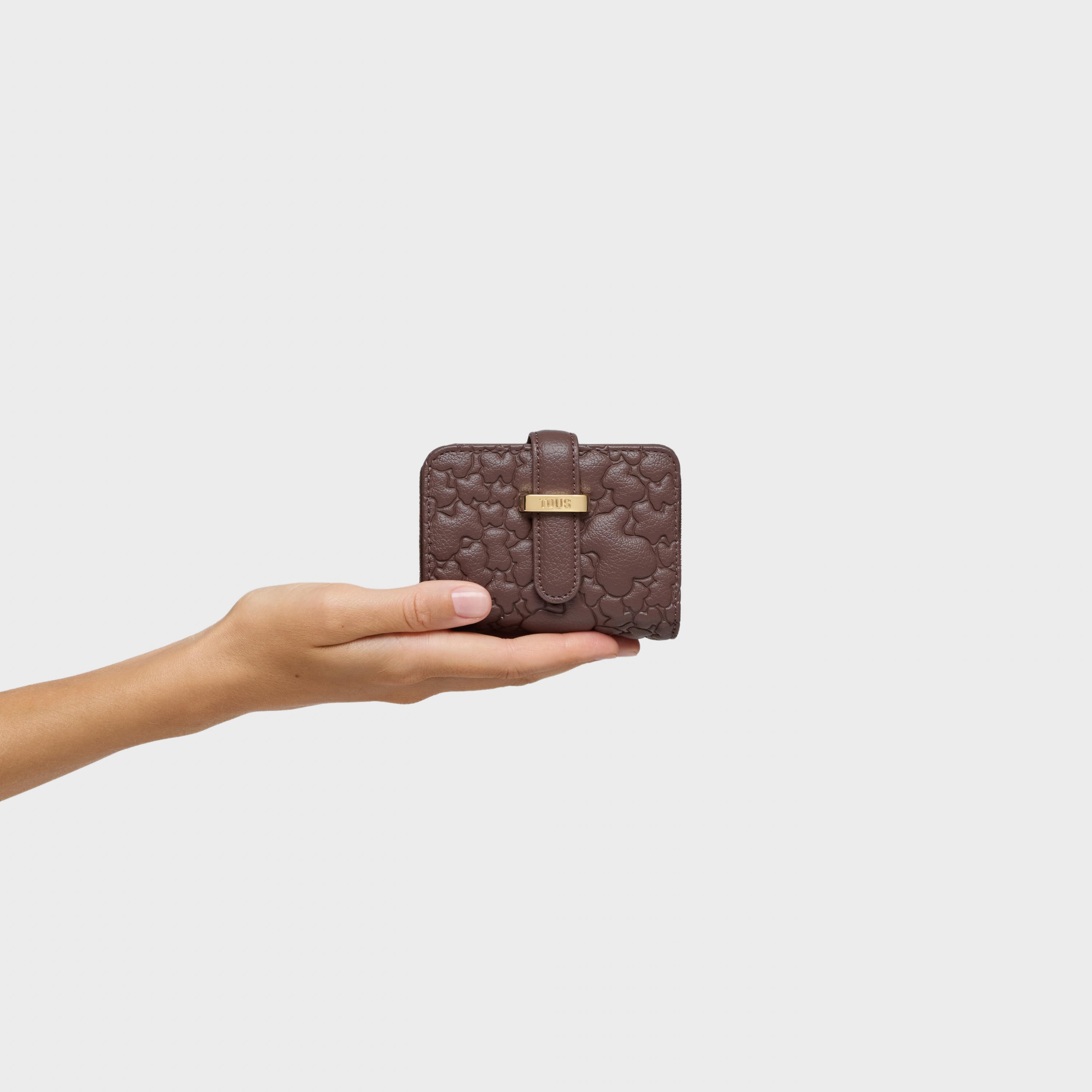 Brown Card wallet TOUS Bridge Puffy Bear