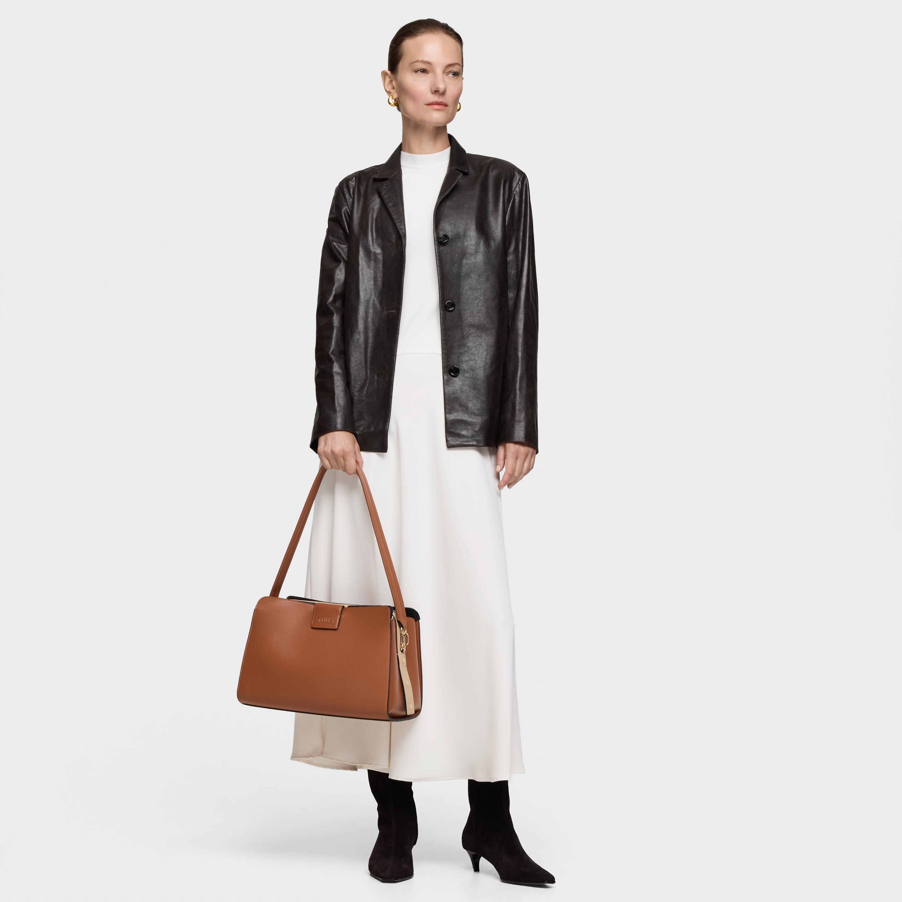 camel-colored City bag TOUS Kaos Icon