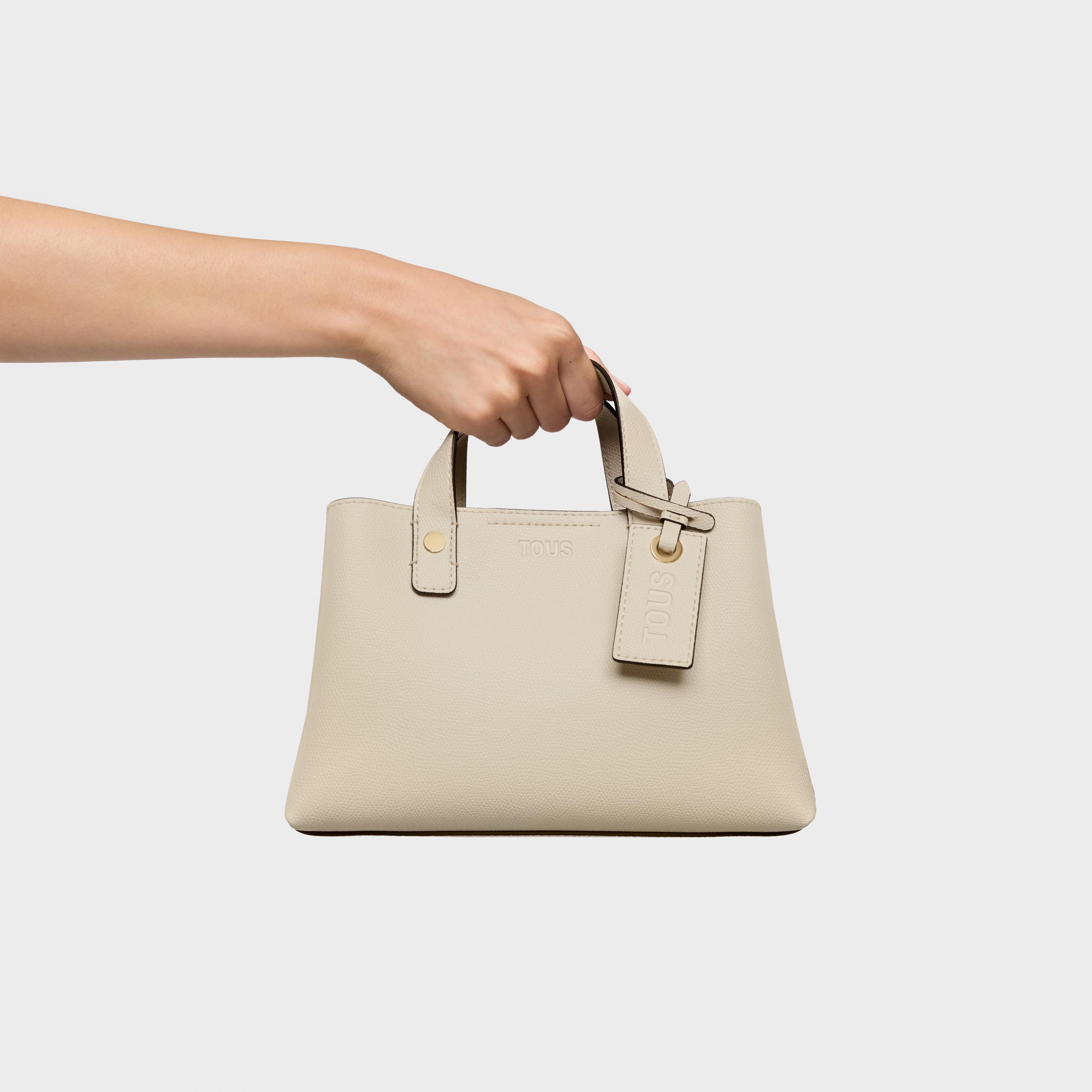 Small beige City bag The Citybow | TOUS