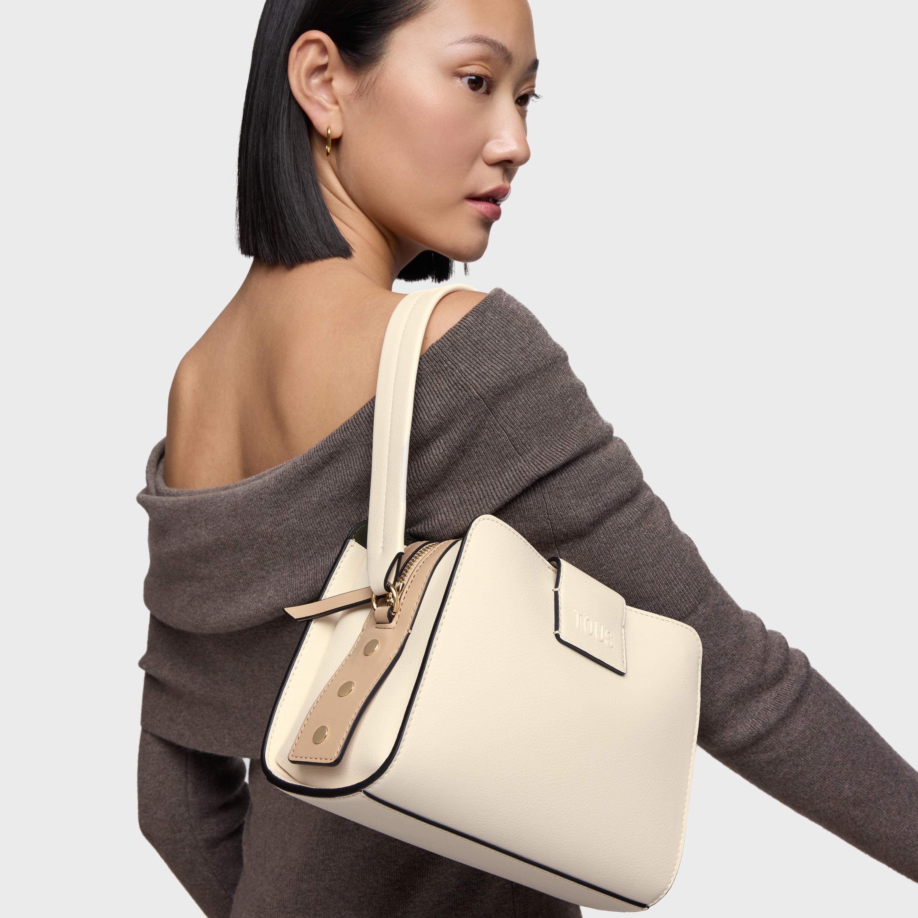Small sand-colored City bag TOUS Kaos Icon | TOUS