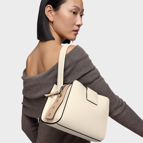 Small sand-colored City bag TOUS Kaos Icon
