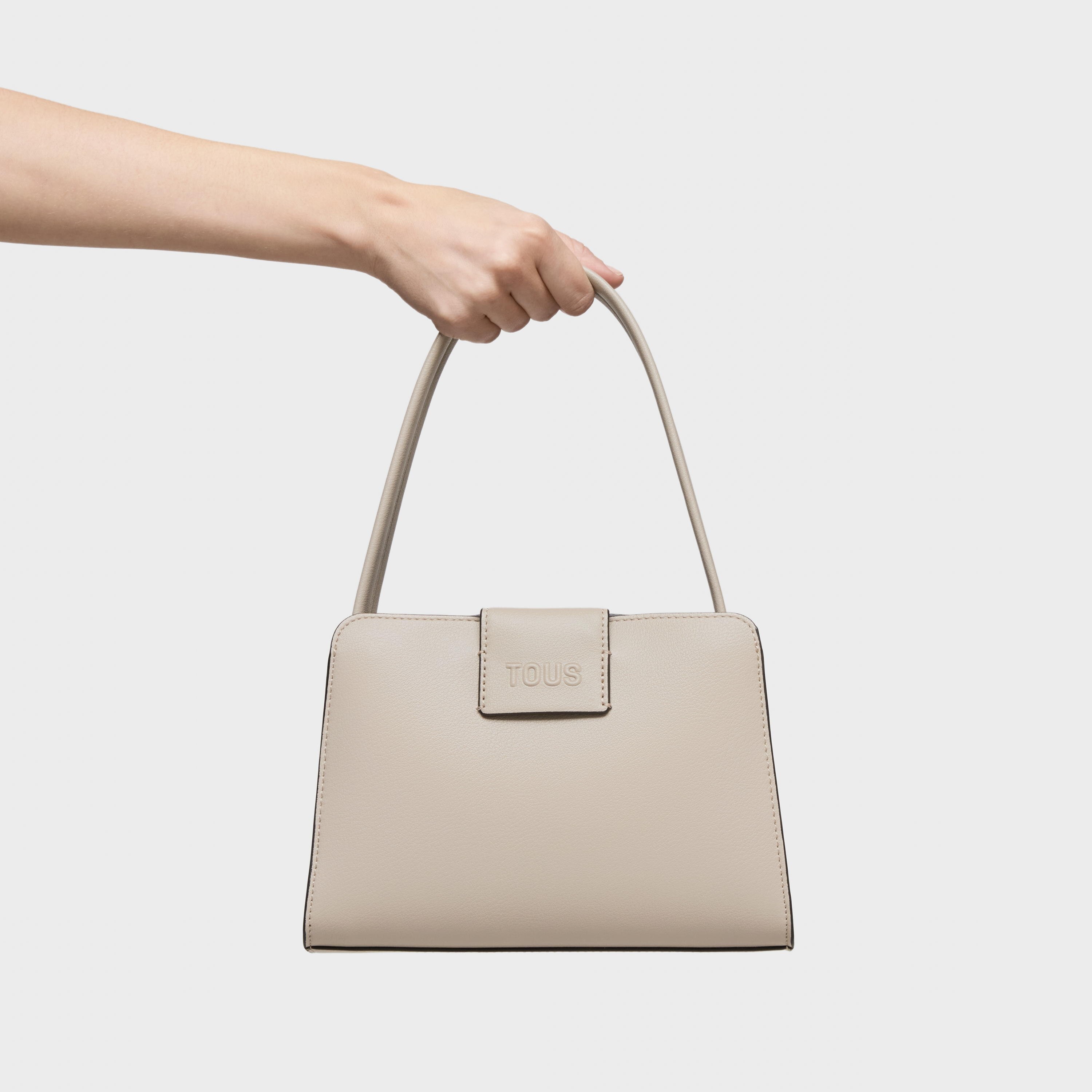 Small taupe-colored City bag TOUS Kaos Icon | TOUS