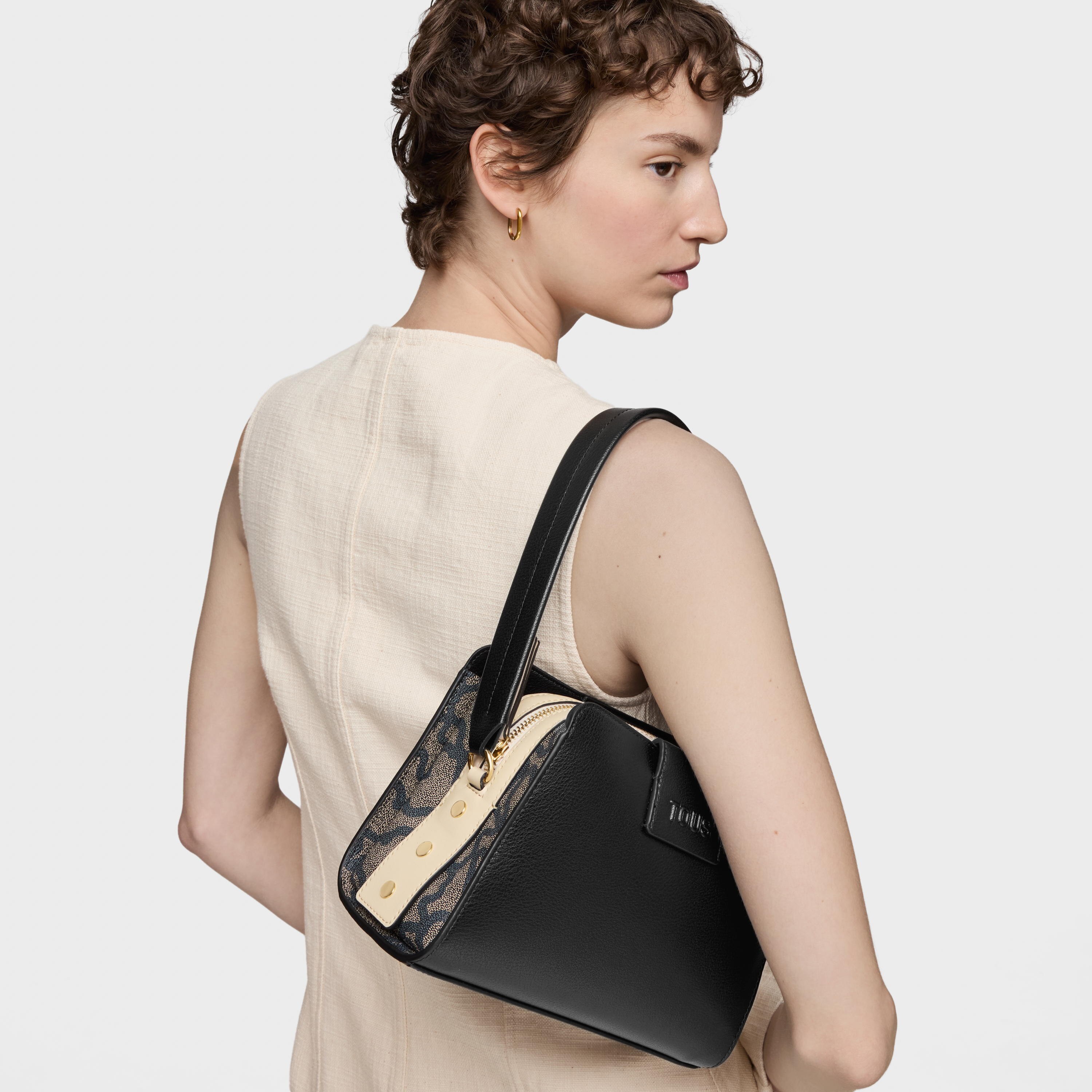 Small black City bag TOUS Kaos Icon