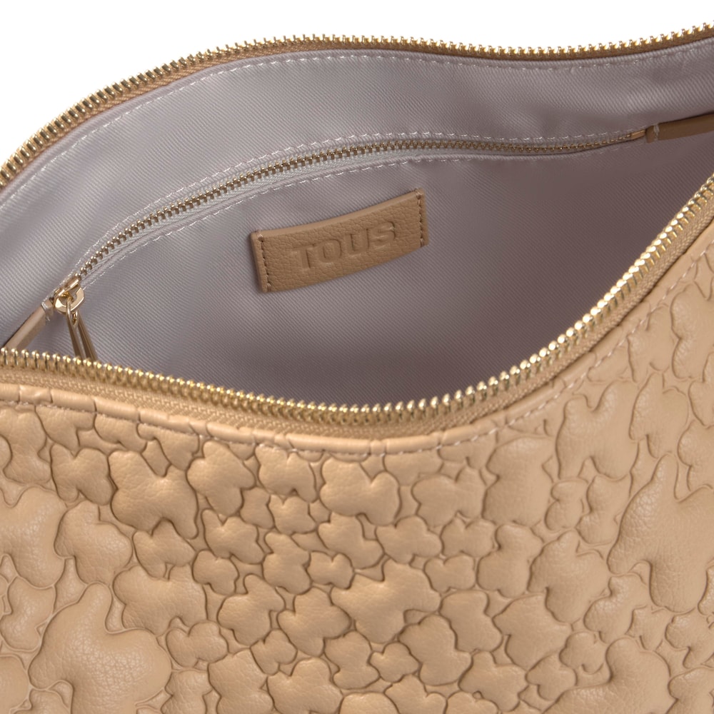 Sand-colored Shoulder bag TOUS Puffy Bear