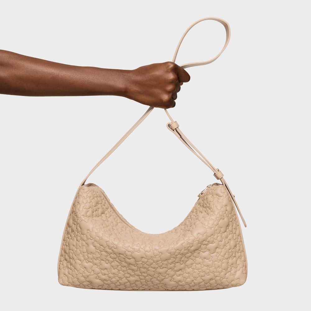 Sand-colored Shoulder bag TOUS Puffy Bear