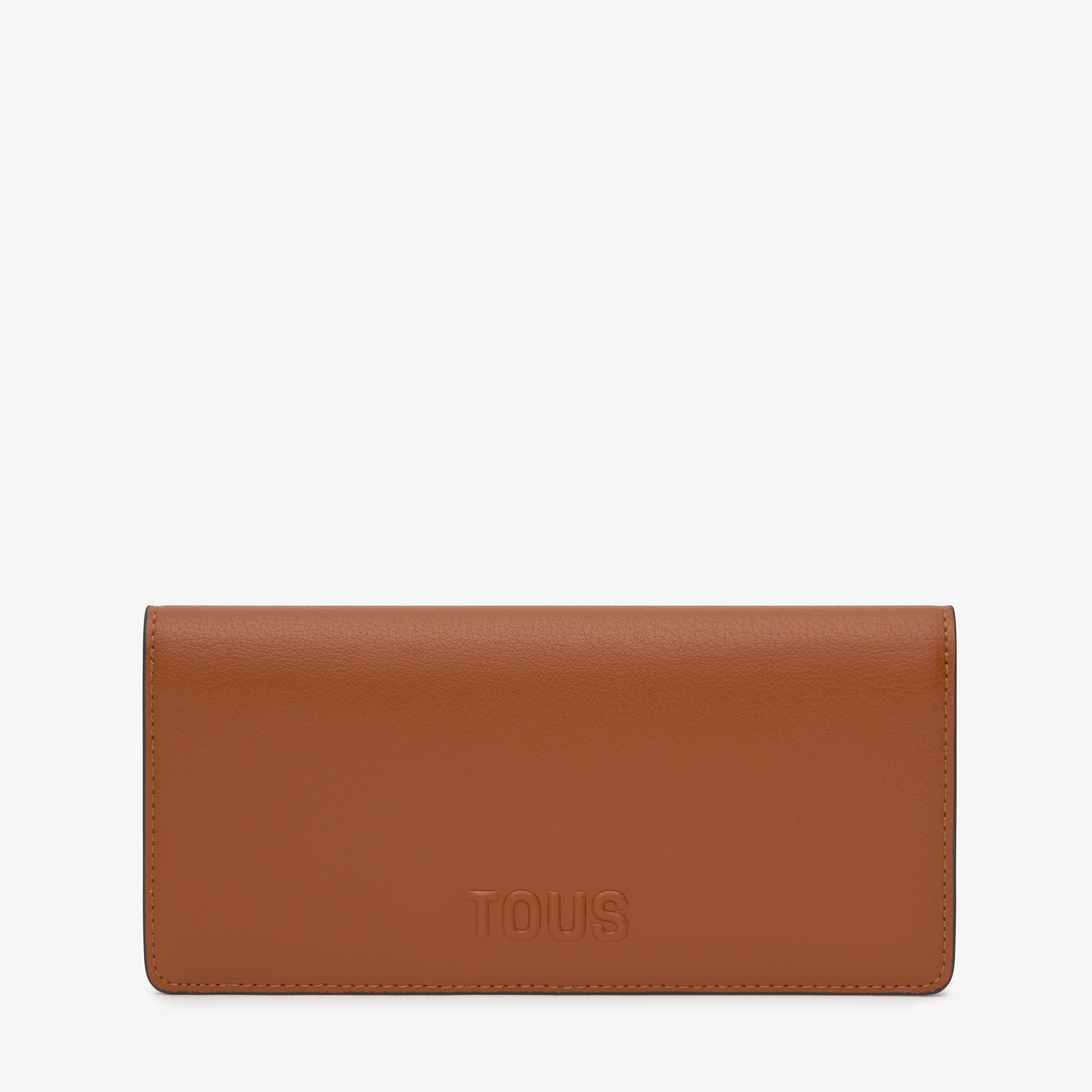 Large camel-colored Wallet TOUS Kaos Icon 
