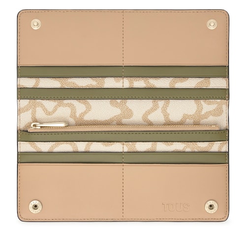Large camel-colored Wallet TOUS Kaos Icon 