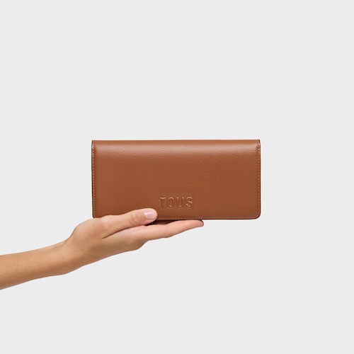 Large camel-colored Wallet TOUS Kaos Icon 