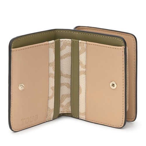 Medium camel-colored Wallet TOUS Kaos Icon 