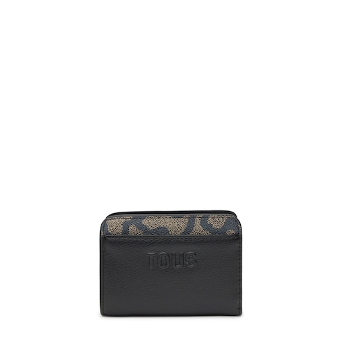 Billetera mediana negro Kaos Icon 