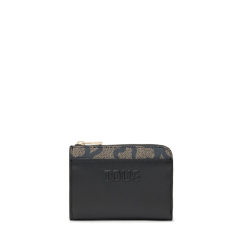 Monedero targetero negro Kaos Icon 