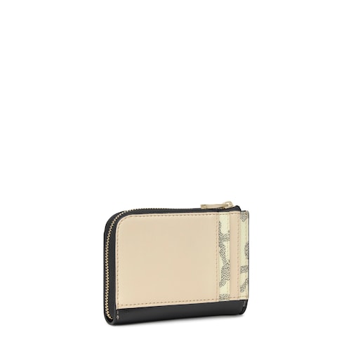 Monedero targetero negro Kaos Icon 