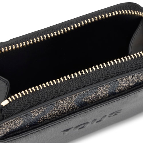 Monedero targetero negro Kaos Icon 