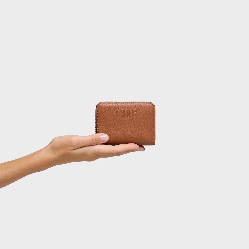 Stredne veľk&aacute; ťavia Peňaženka na mince TOUS Kaos Icon 