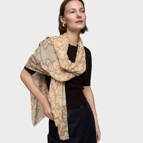 Foulard Kaos en color arena