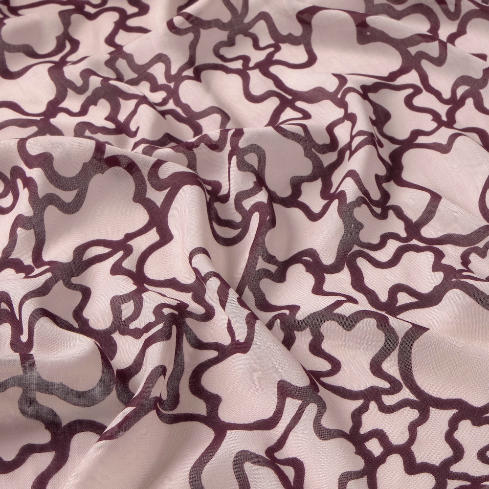 Foulard Kaos en color burdeos