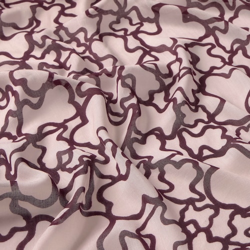 Foulard Kaos en color burdeos