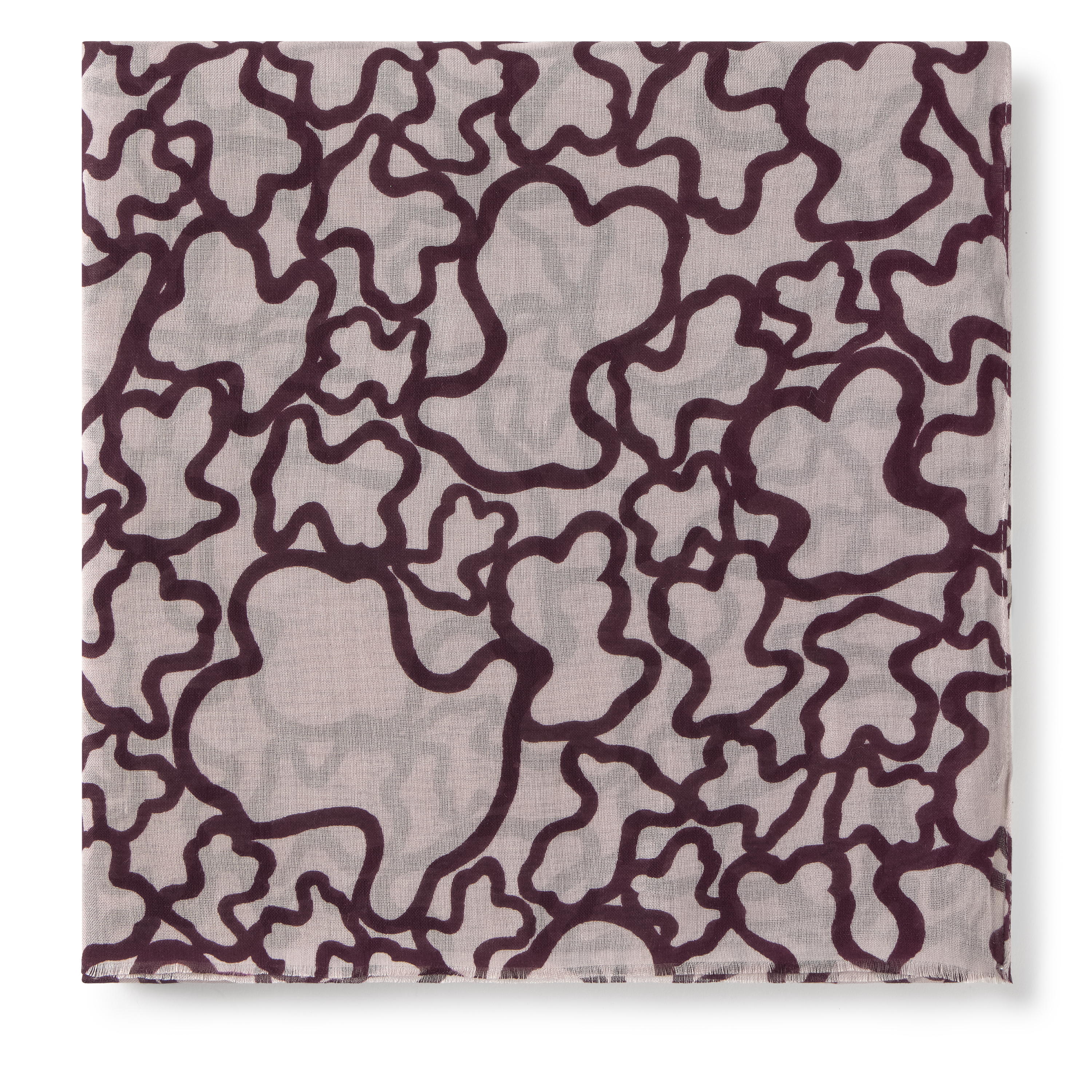 Burgundy Foulard Kaos