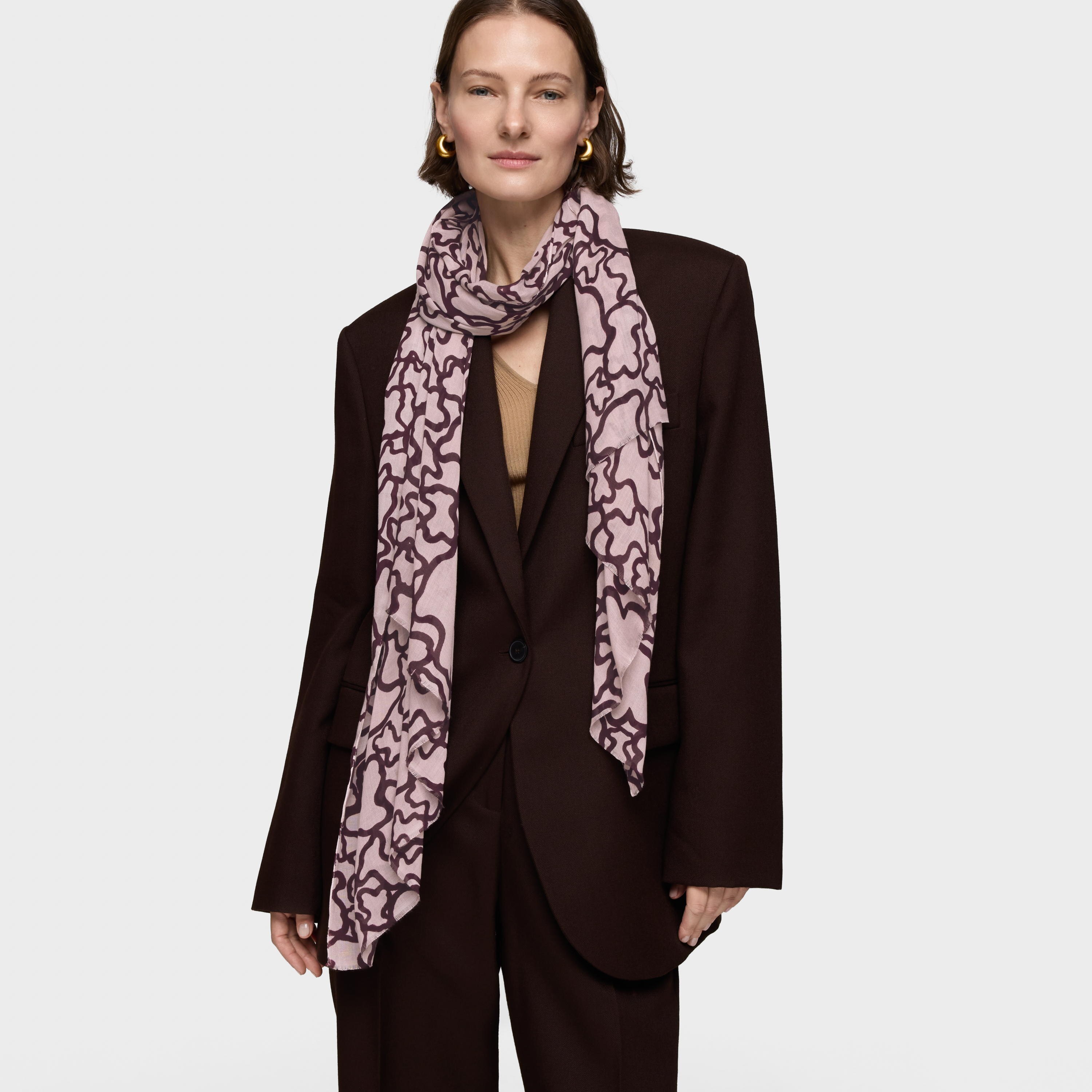 Burgundy Foulard Kaos