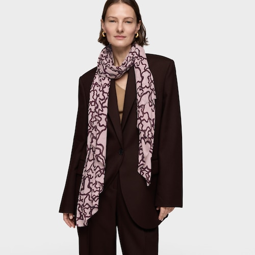 Foulard Kaos en color burdeos