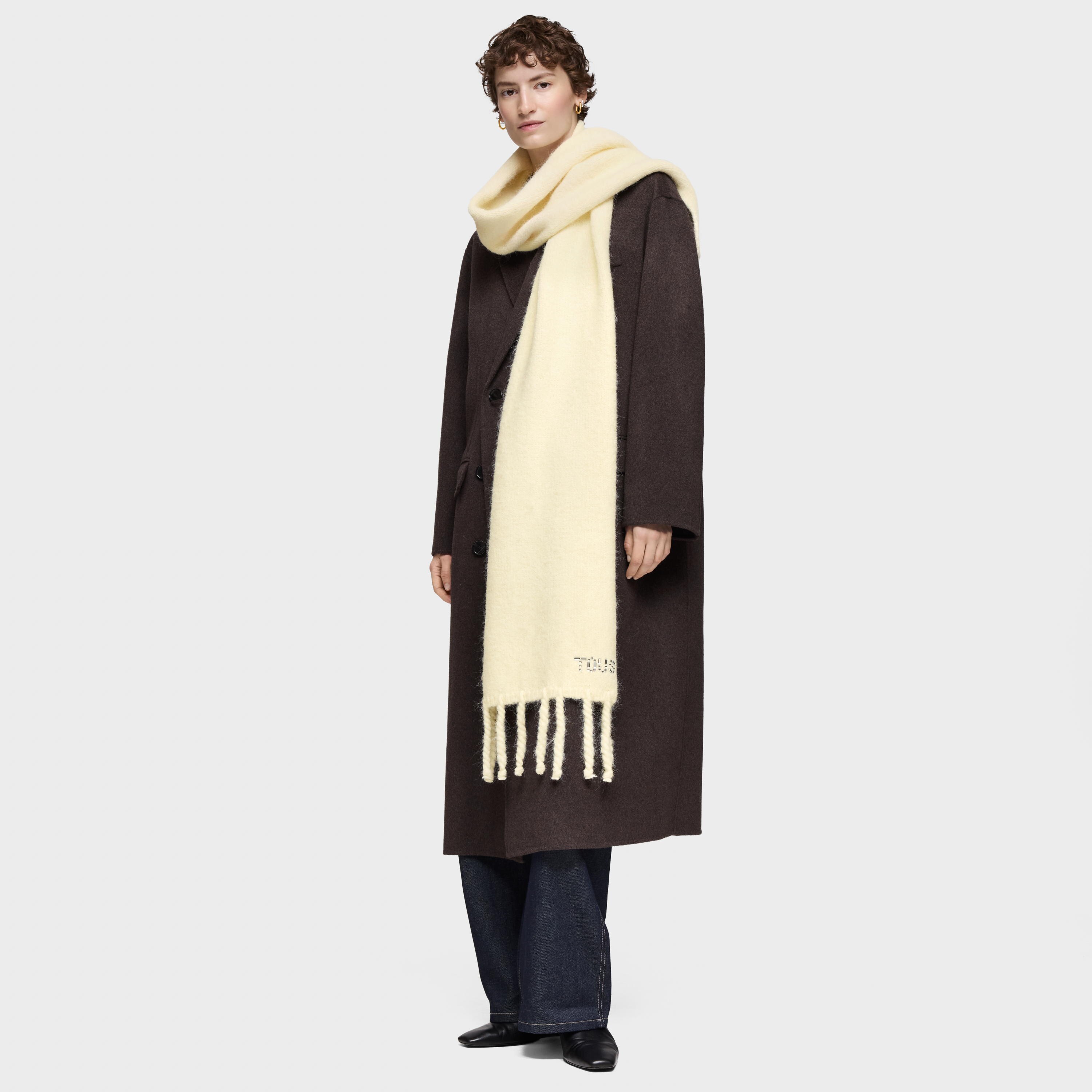 Light yellow Muffler TOUS Crystal