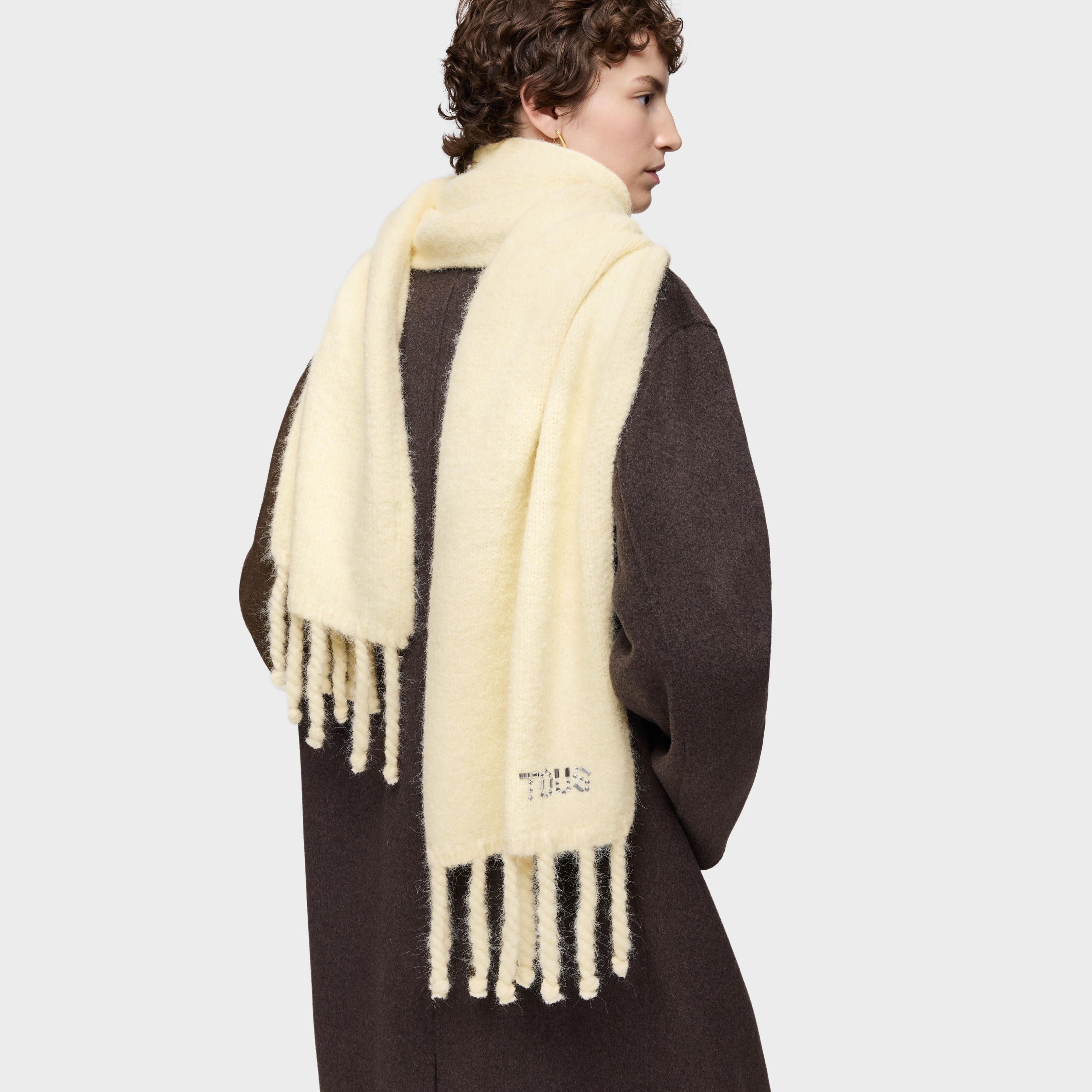 Light yellow Muffler TOUS Crystal