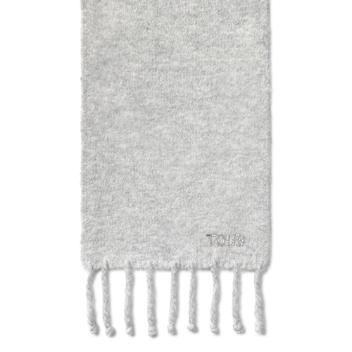 Bufanda gris claro TOUS Crystal