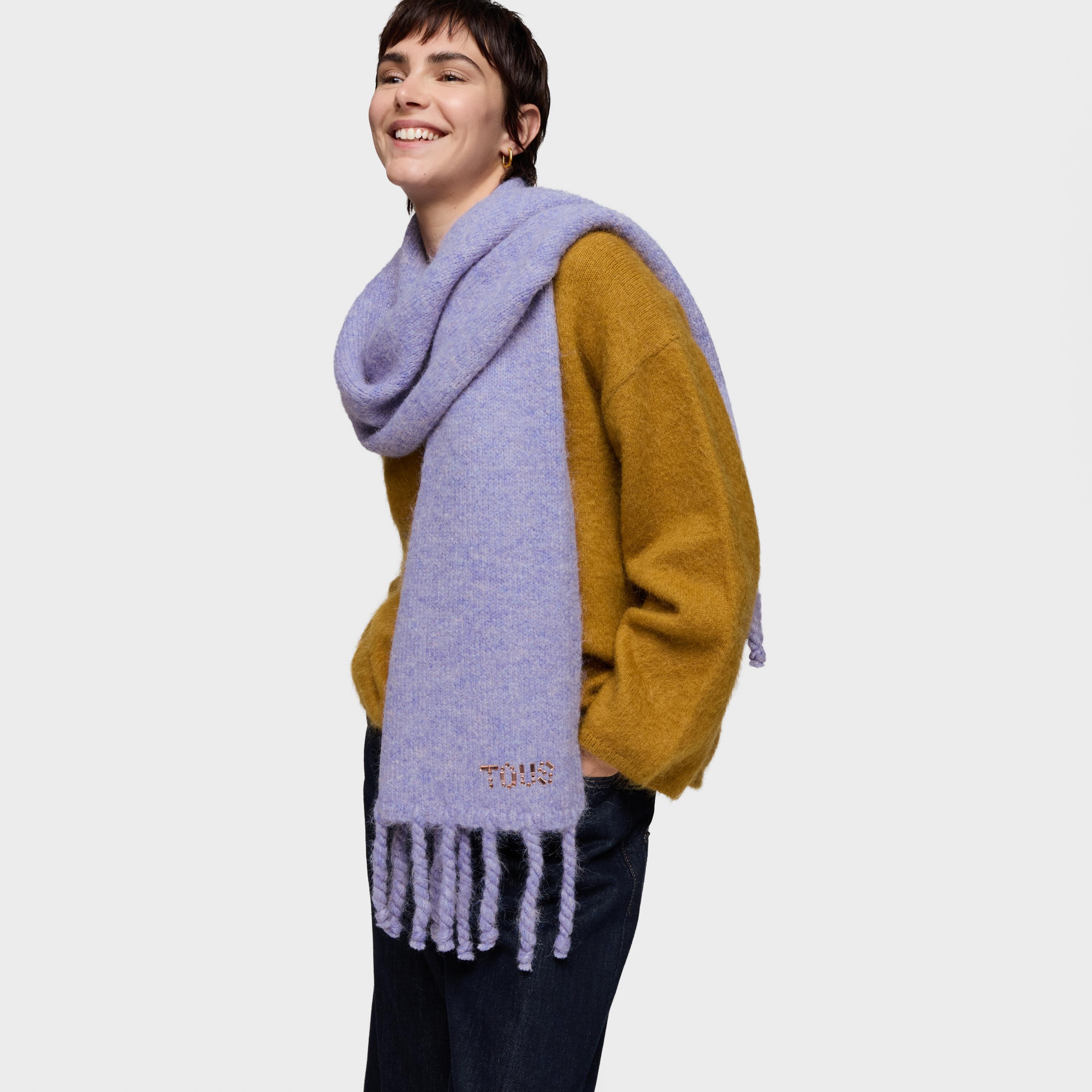 Mauve Muffler TOUS Crystal