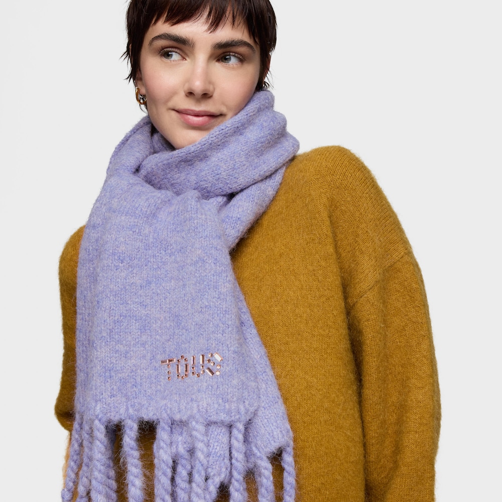Bufanda malva TOUS Crystal