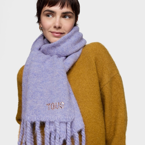 Bufanda malva TOUS Crystal