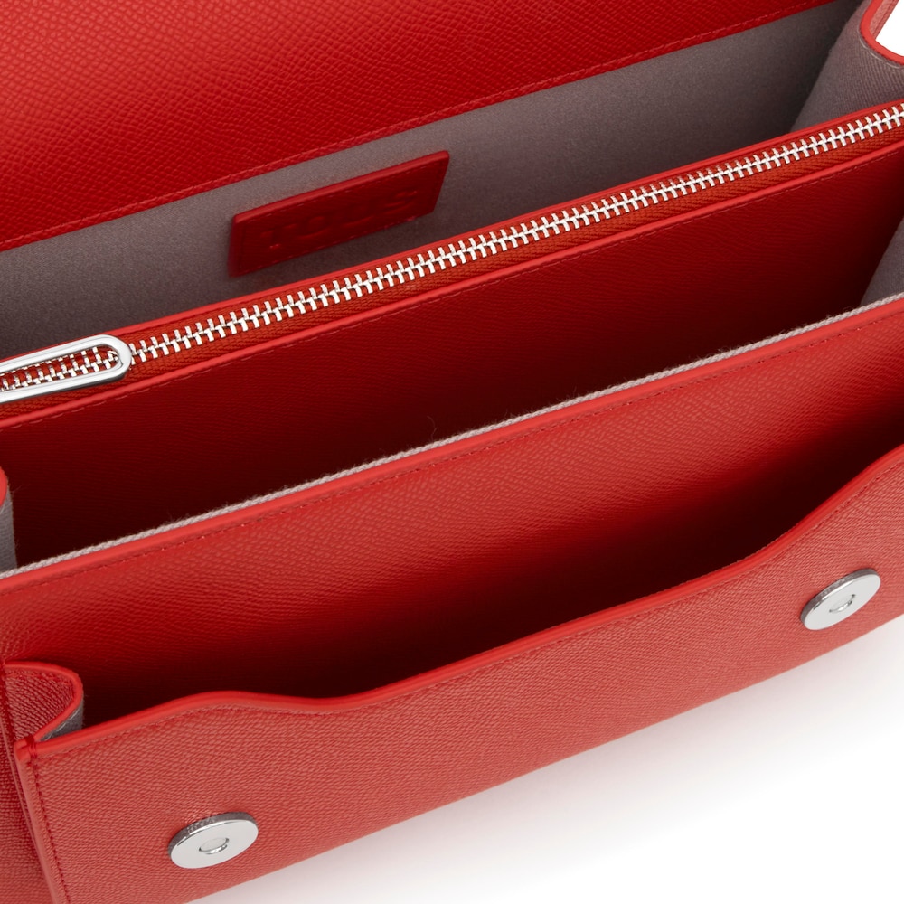 Sac &agrave; bandouli&egrave;re rouge moyen TOUS Audree Pockets