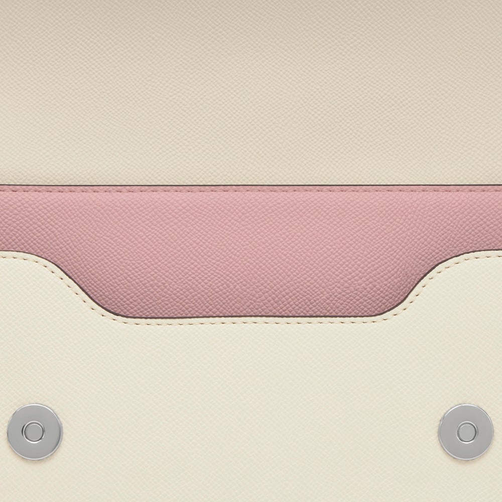 Sac &agrave; bandouli&egrave;re rose poudr&eacute; moyen TOUS Audree Saffiano