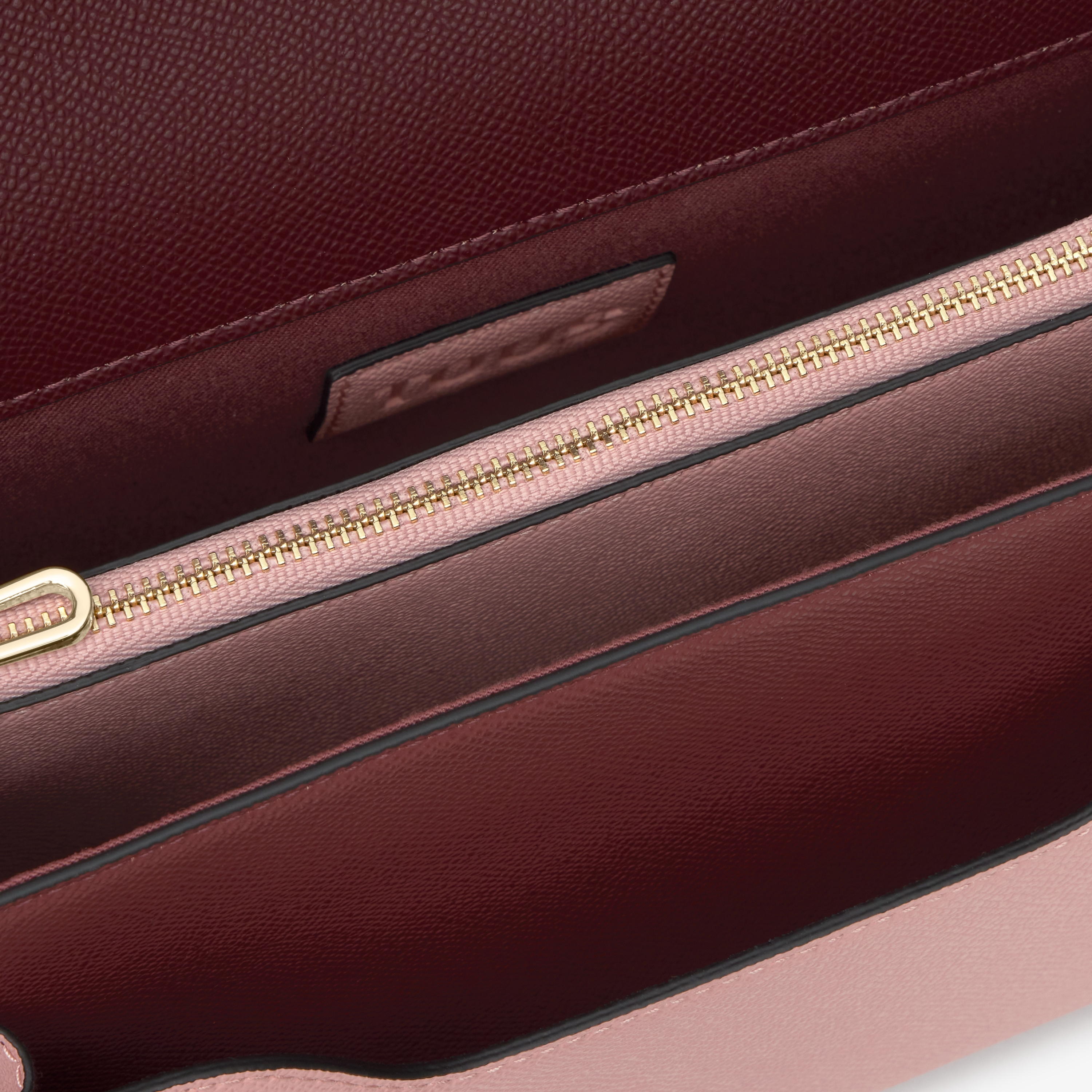 Medium burgundy Crossbody bag TOUS Audree Saffiano