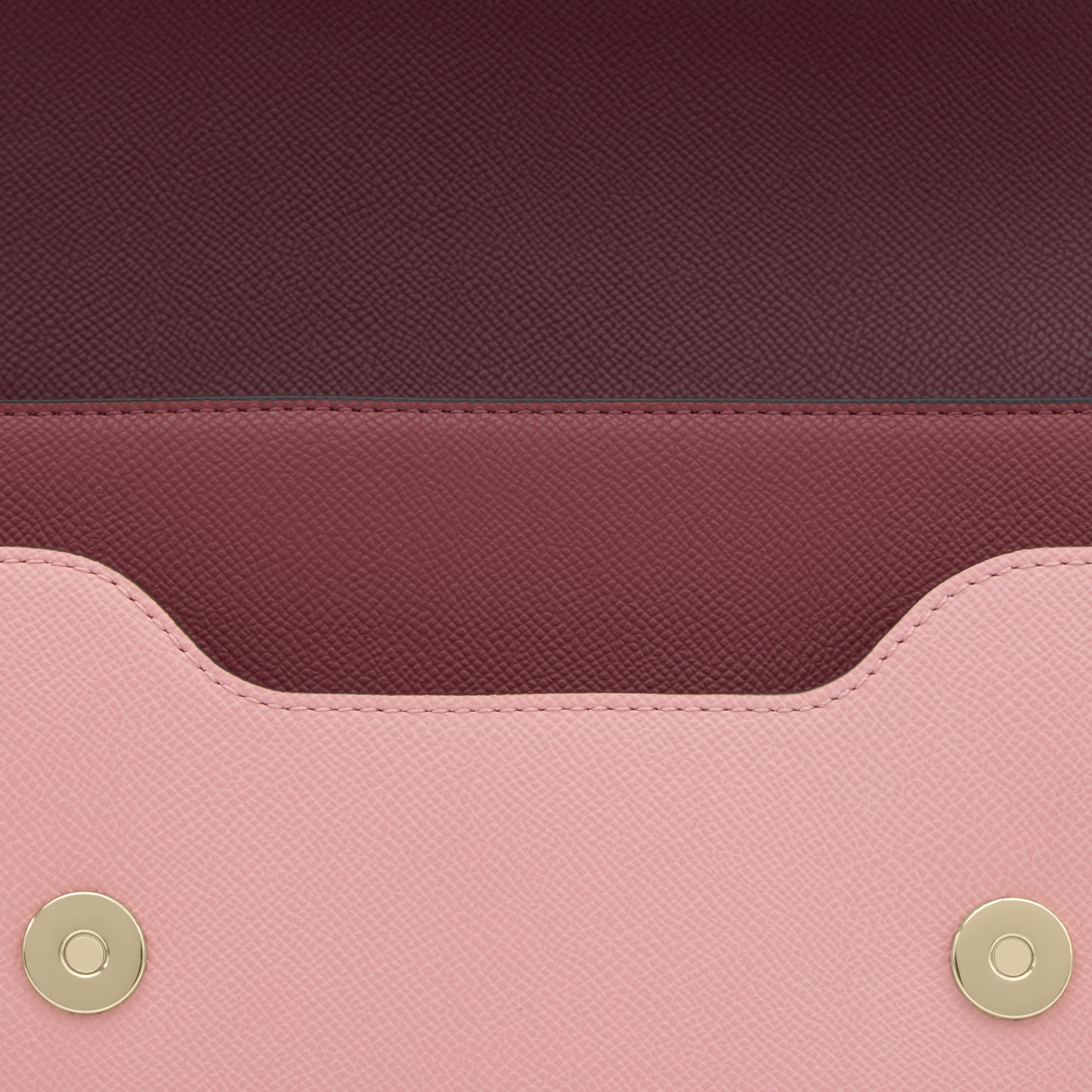 Medium burgundy Crossbody bag TOUS Audree Saffiano