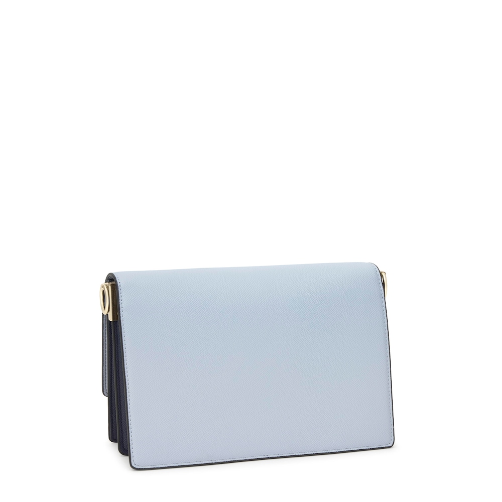 Mala de tiracolo m&eacute;dia azul-marinho TOUS Audree Saffiano