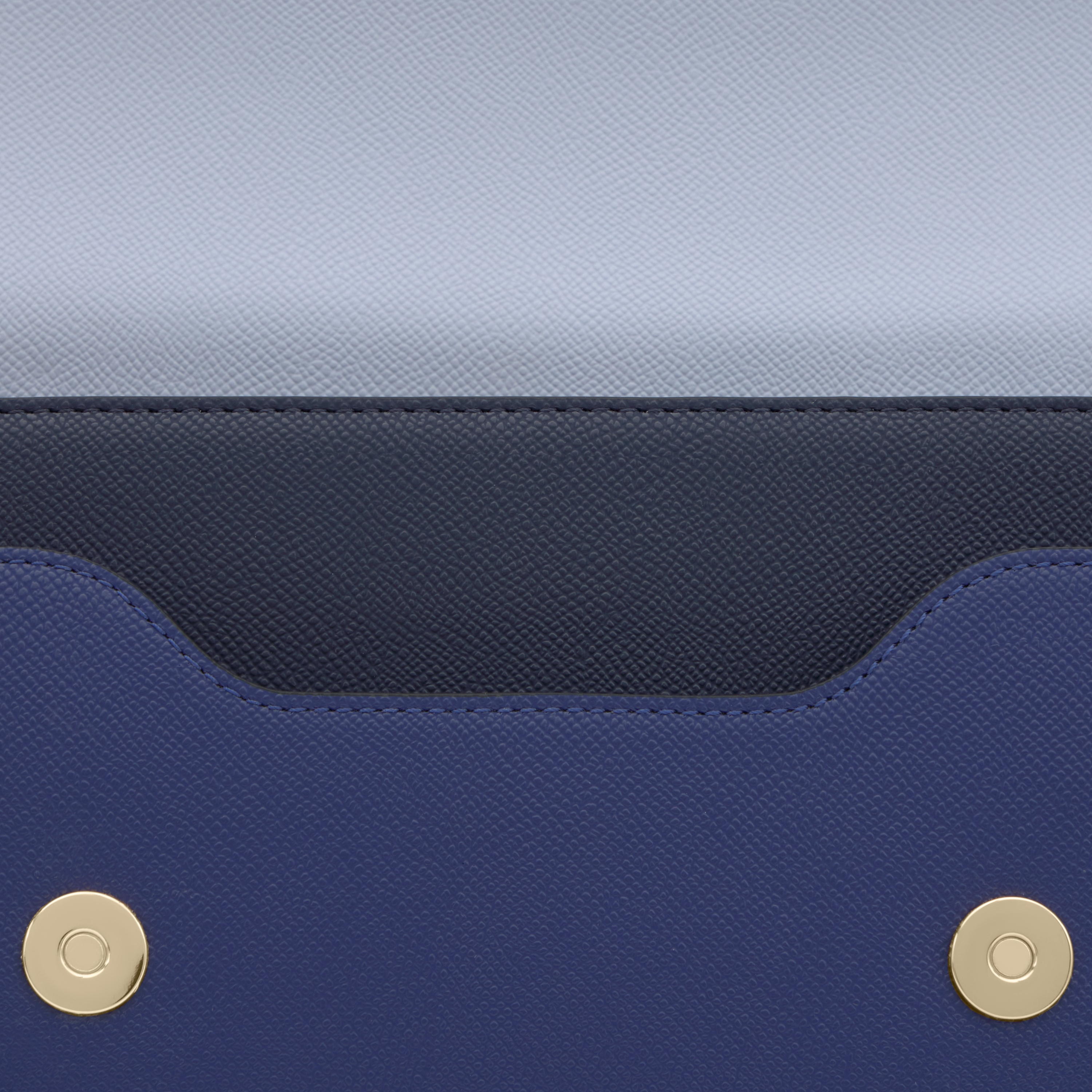 Medium navy blue Crossbody bag TOUS Audree Saffiano