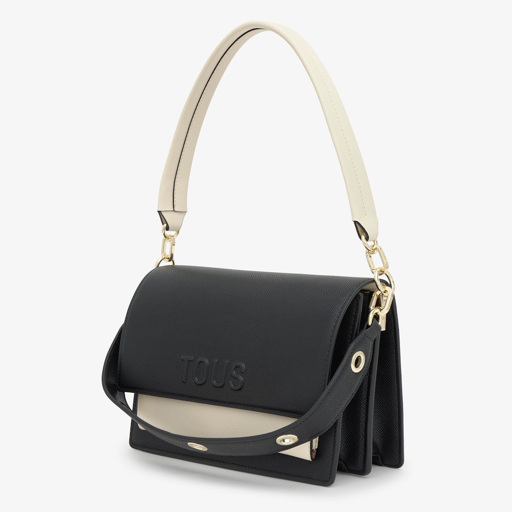 Medium black Crossbody bag TOUS Audree Saffiano