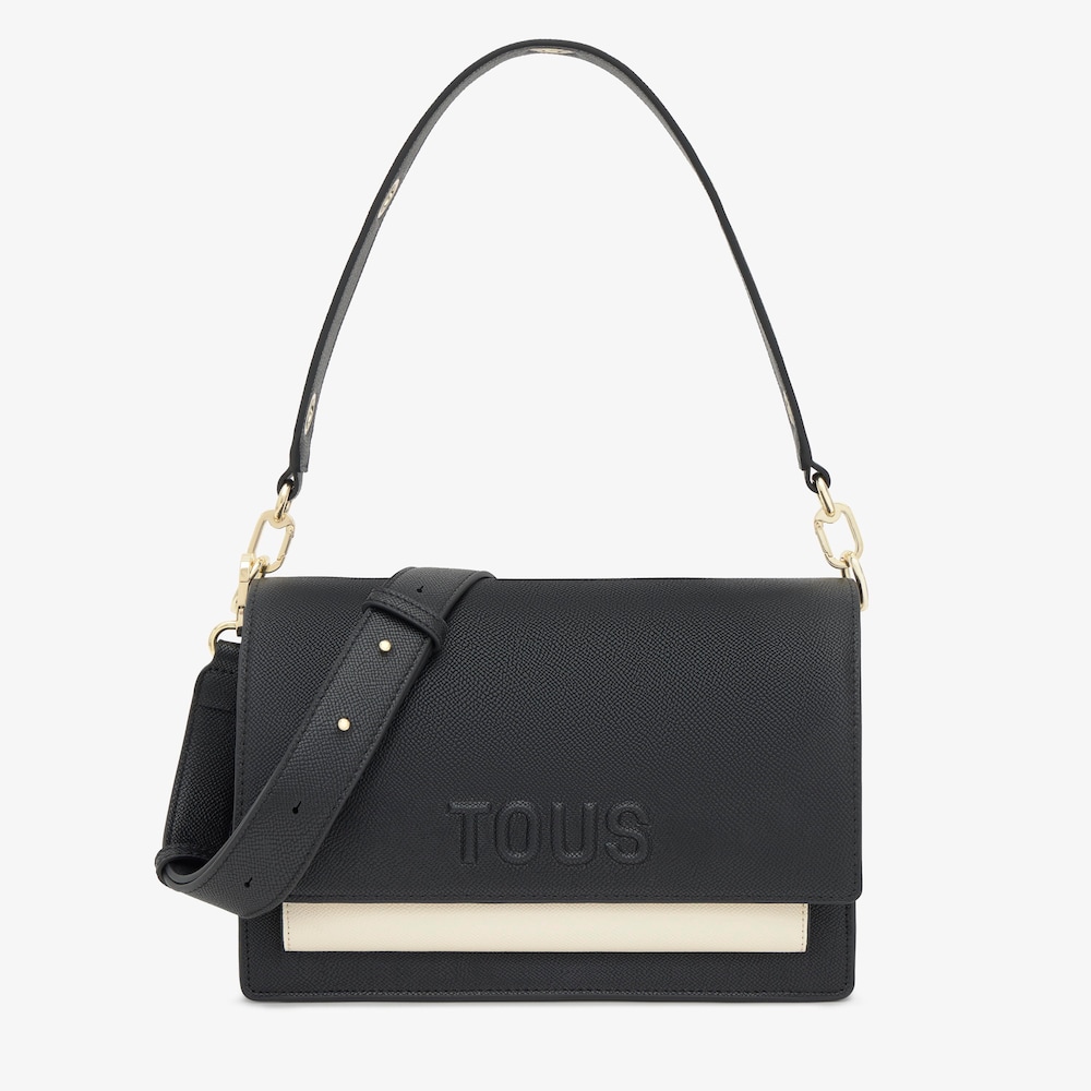Medium black Crossbody bag TOUS Audree Saffiano