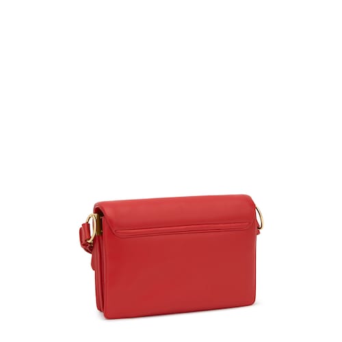 Bandolera mediana rojo Audree Soft