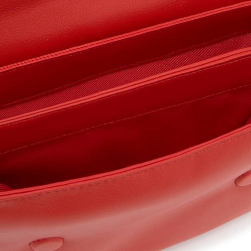 Bandolera mediana rojo Audree Soft