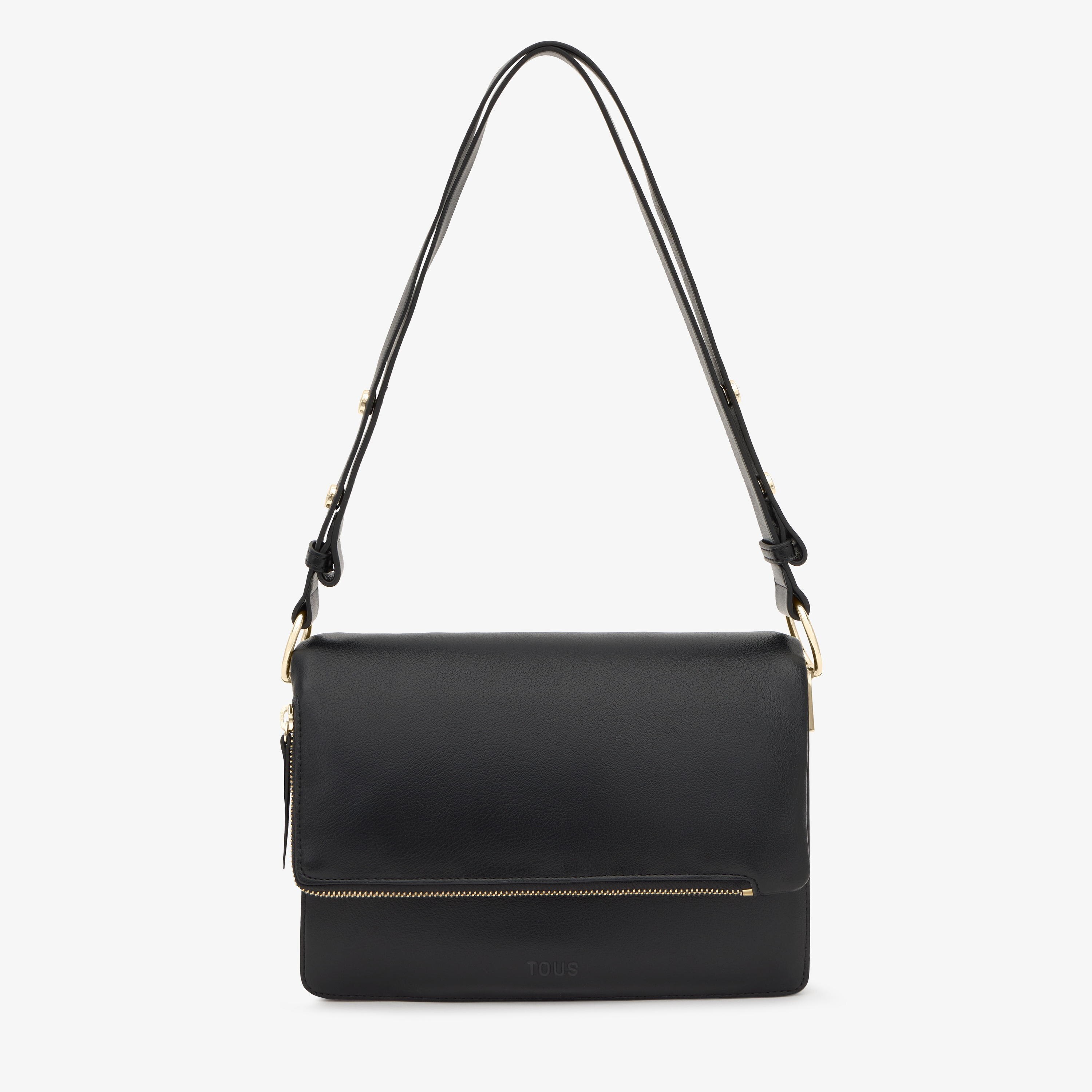 Medium black Crossbody bag TOUS Audree Soft