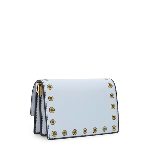 Bandolera mediana azul grisaceo Audree Trampantojo