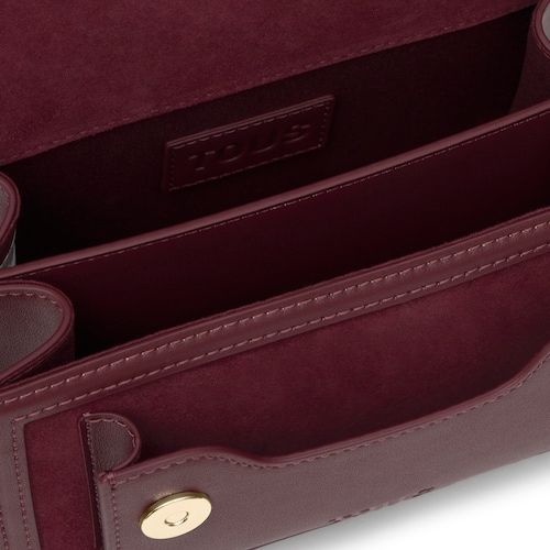 Bandolera pequeña burdeos Audree Strass