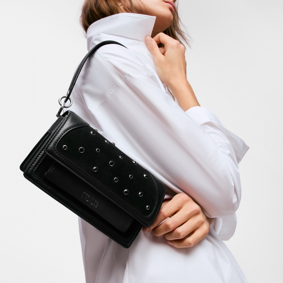 Tous - Bandolera Pequeña Negro Audree Strass - Negro