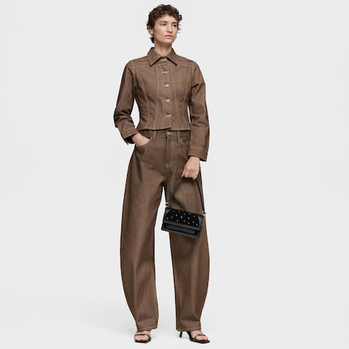 Bandolera pequeña negro Audree Strass