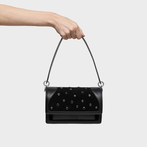 Bandolera pequeña negro Audree Strass