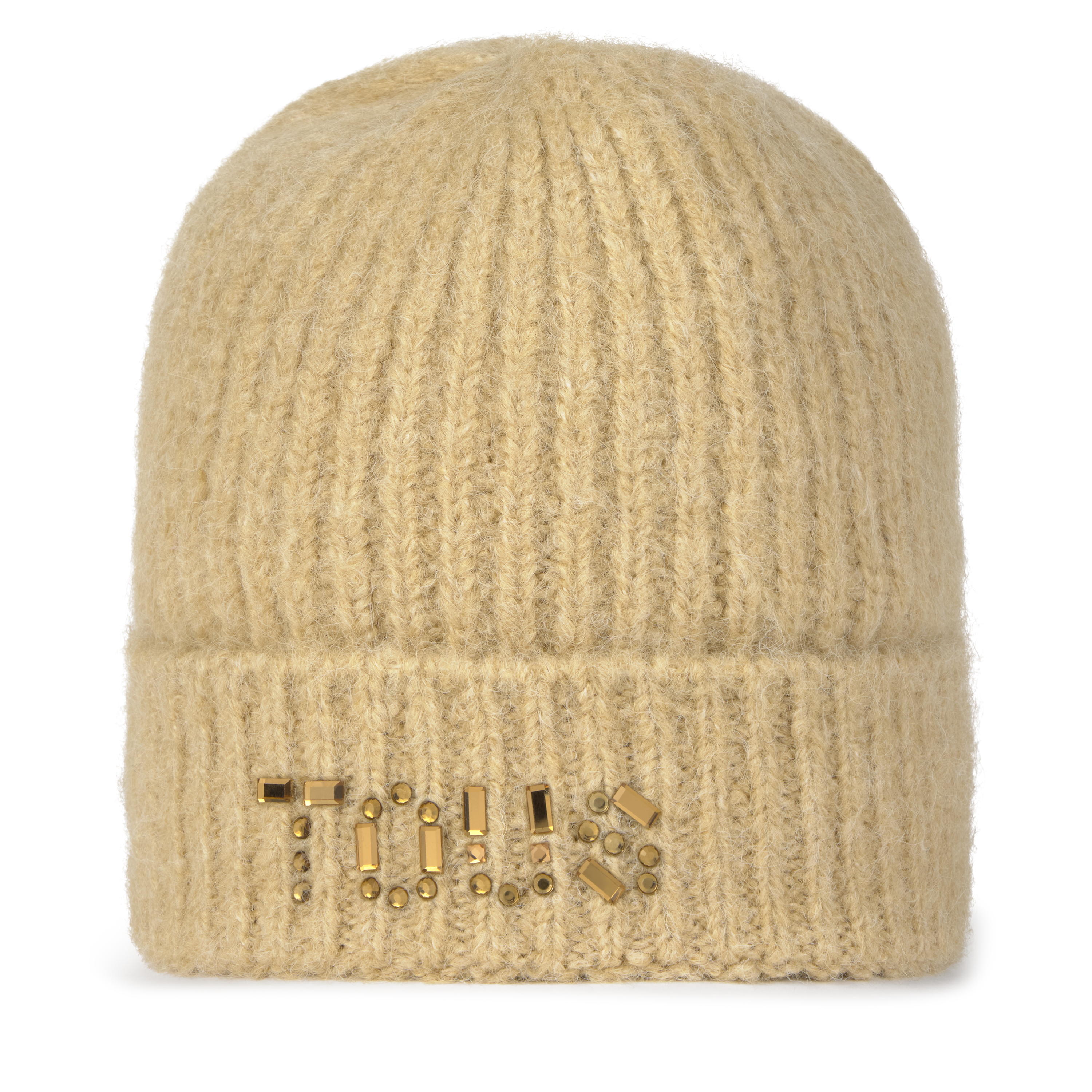 Sand-colored Beanie TOUS Crystal