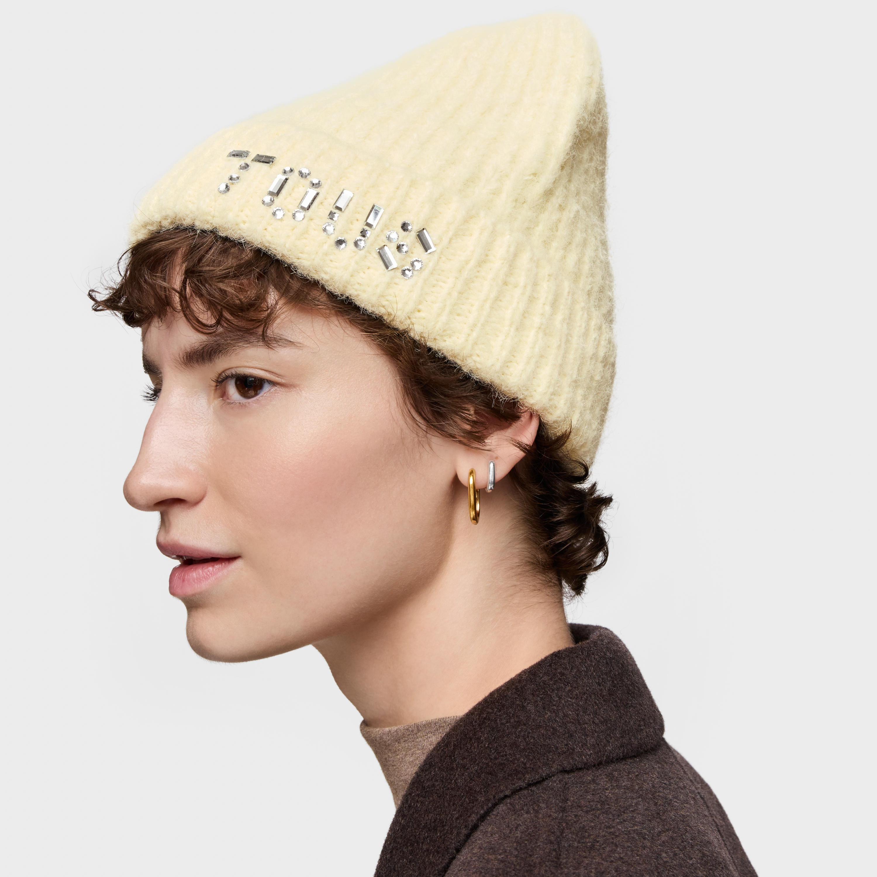 Light yellow Beanie TOUS Crystal