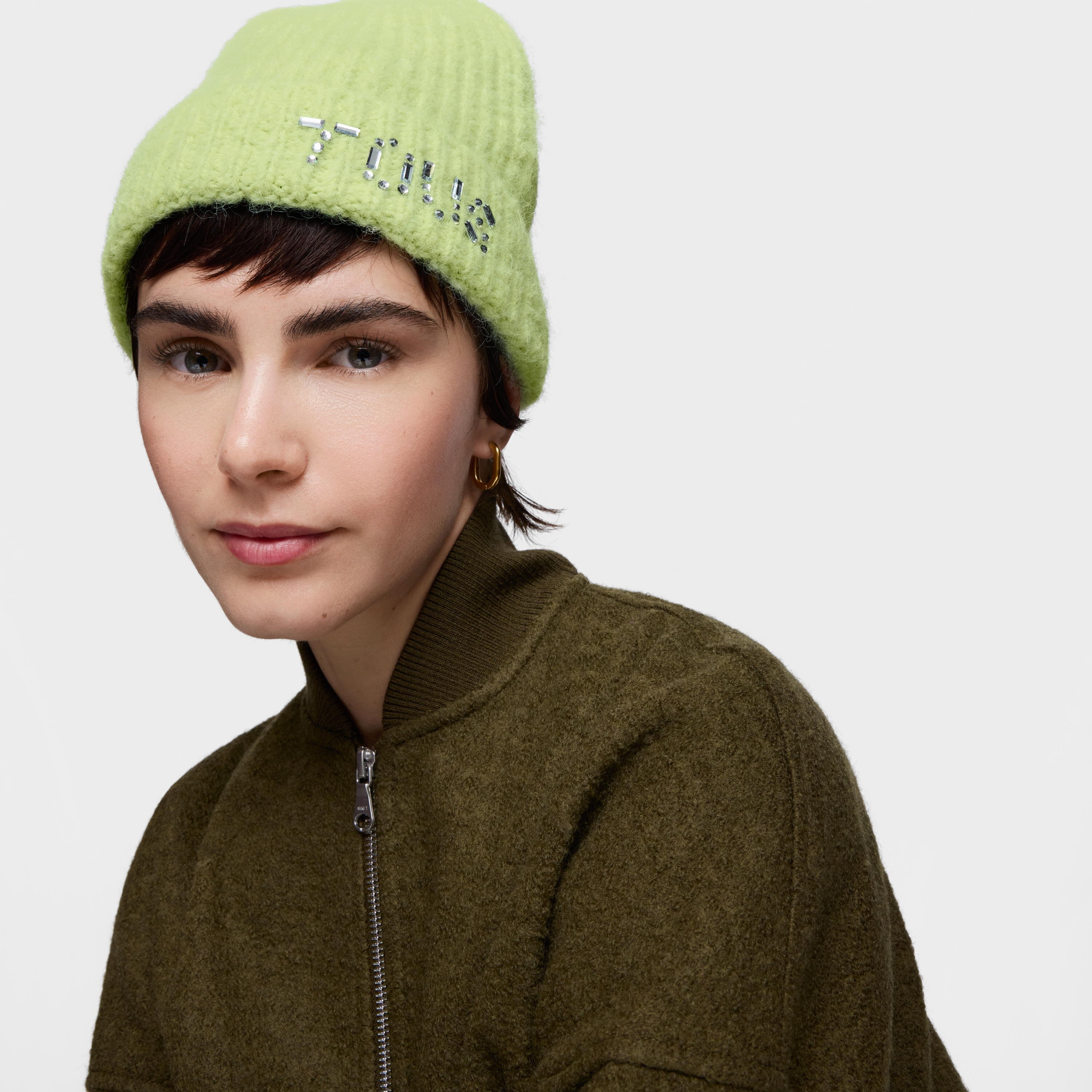 Pale green Beanie TOUS Crystal